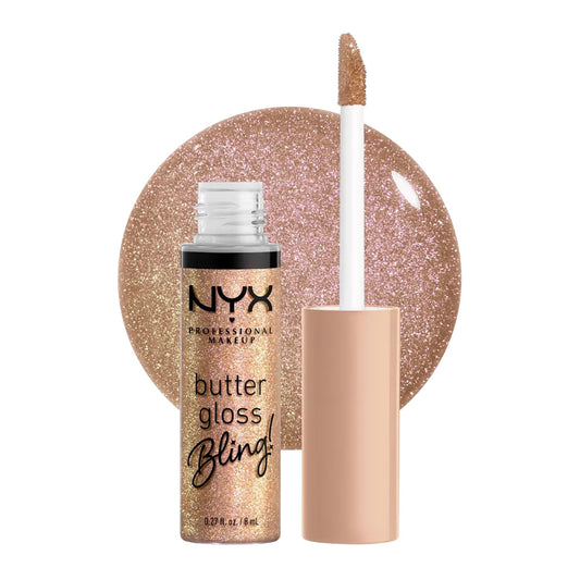 NYX Butter Gloss Bling Non-Sticky Lip Gloss | 01 Bring The Bling