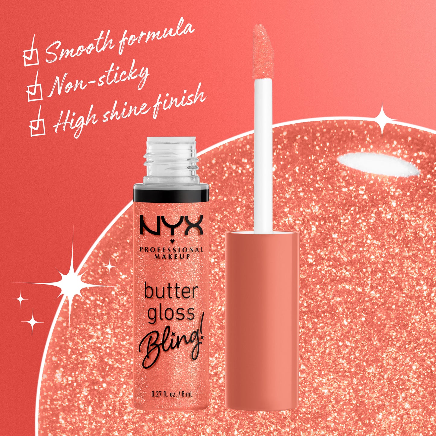 NYX Butter Gloss Bling Non-Sticky Lip Gloss | 02 Dripped Out