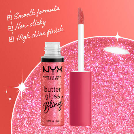 NYX Butter Gloss Bling Non-Sticky Lip Gloss | 05 She Got Money