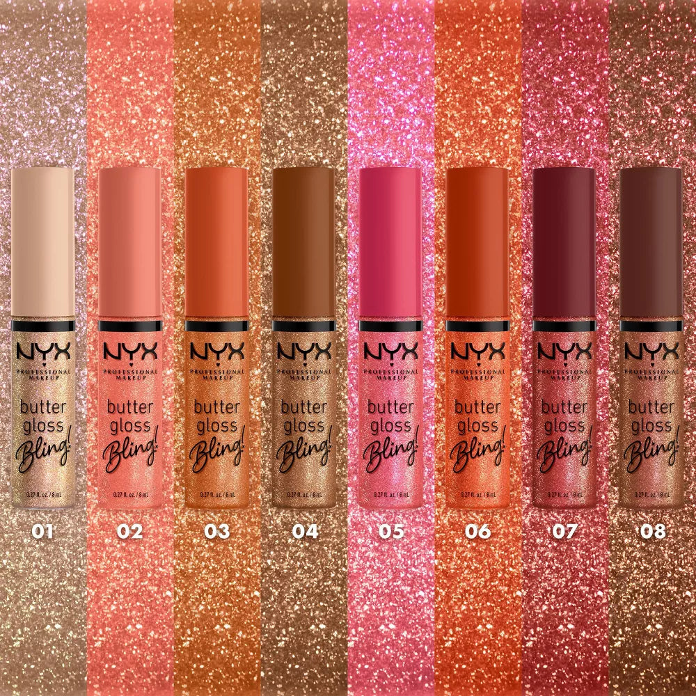 NYX Butter Gloss Bling Non-Sticky Lip Gloss | 08 Hustla