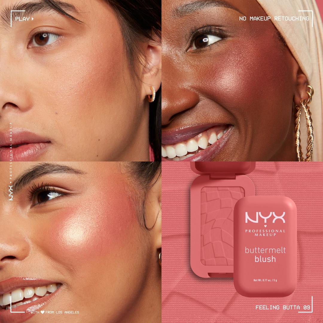 NYX Buttermelt Pressed Powder Blush | Back and Butta