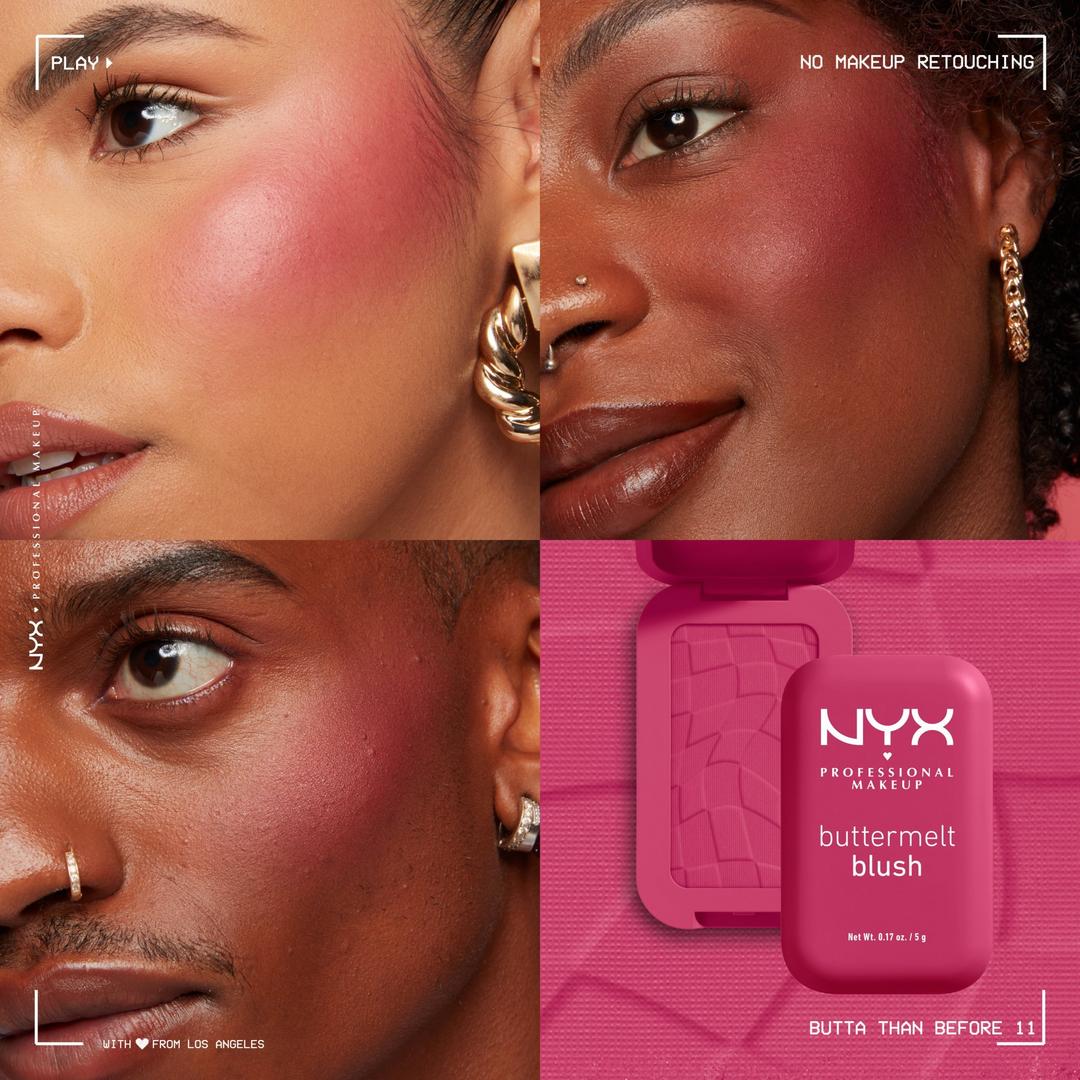 NYX Buttermelt Pressed Powder Blush | Butta Than Before