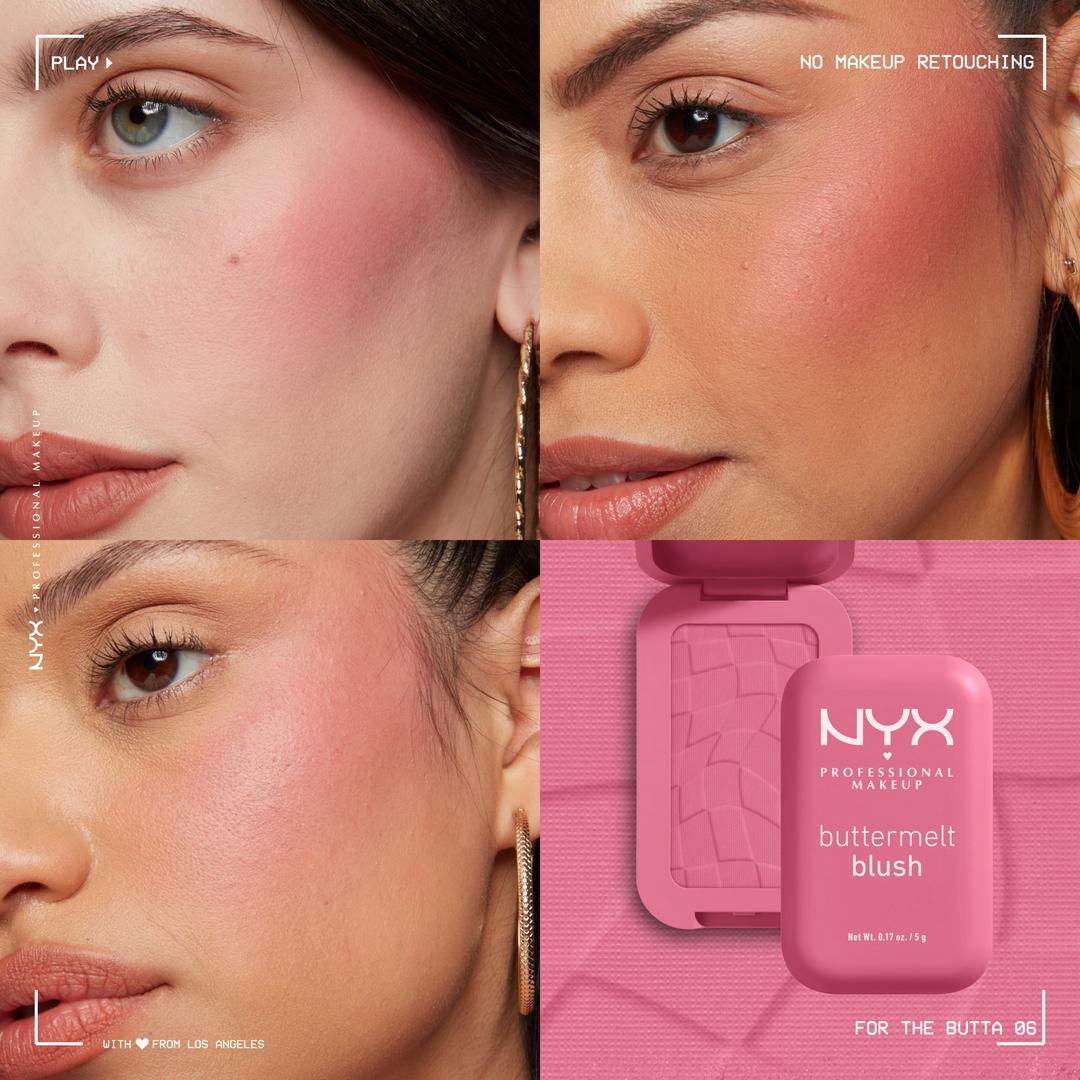 NYX Buttermelt Pressed Powder Blush | For The Butta