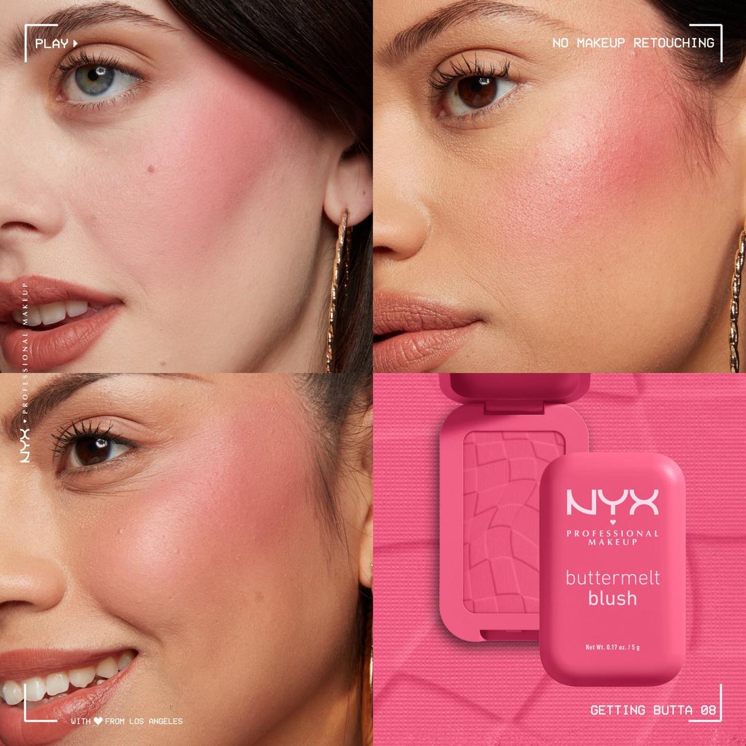 NYX Buttermelt Pressed Powder Blush | Getting Butta