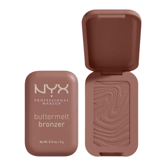 NYX Buttermelt Pressed Powder Natural Finish Bronzer | Butta Biscuit