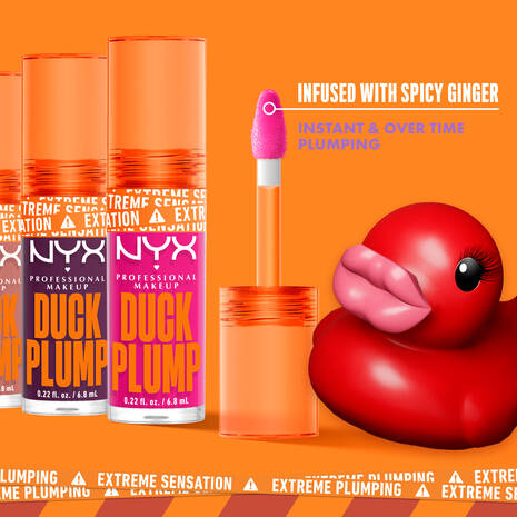 NYX Duck Plump High Pigment Plumping Gloss | 02 Bangin' Bare