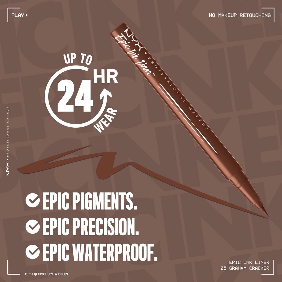 NYX Epic Ink Liner | Graham Cracker