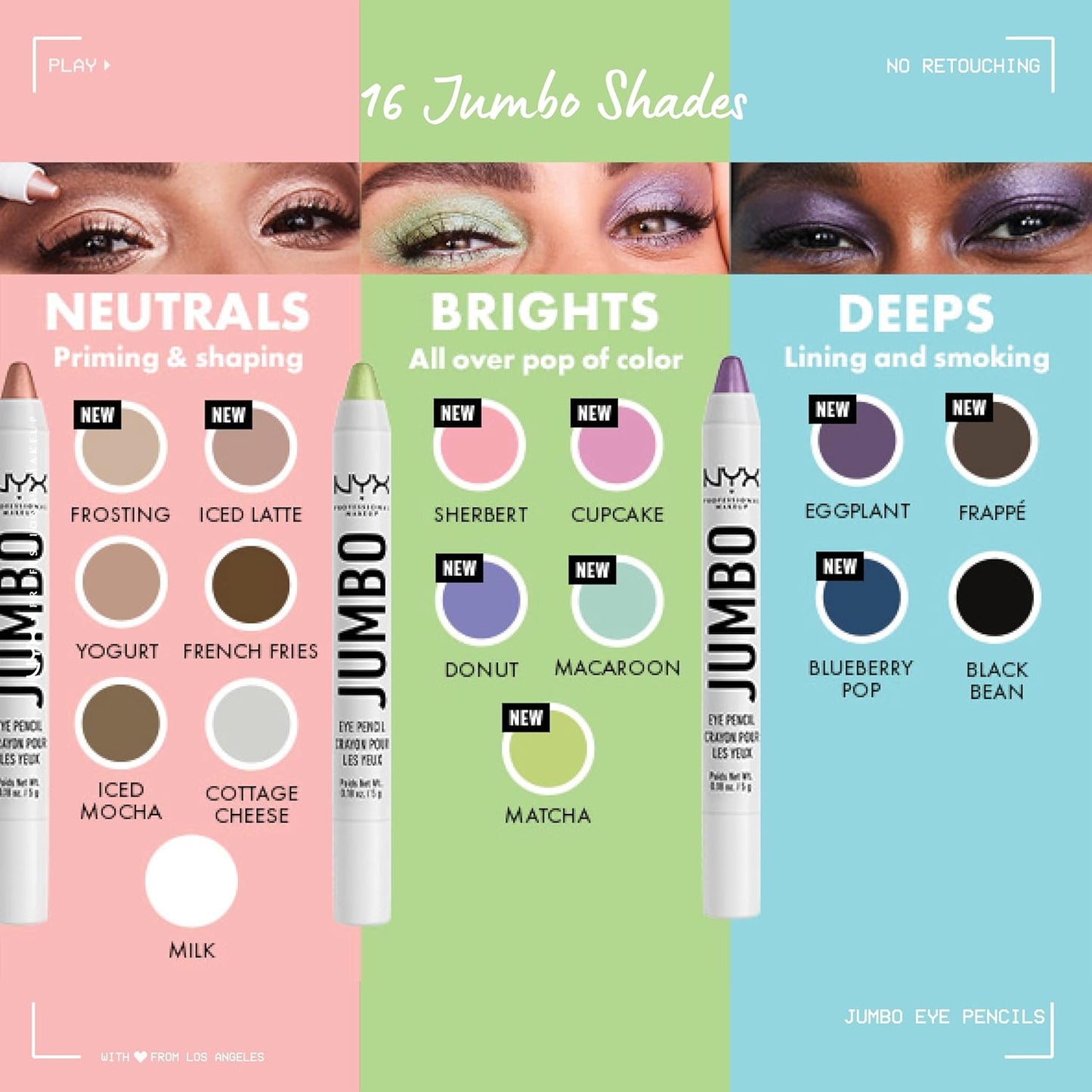 NYX Jumbo Eye Pencil | Iced Latte