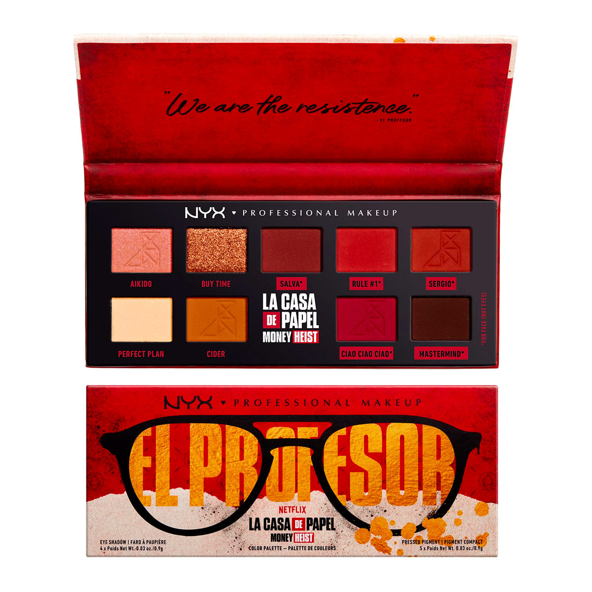 NYX Money Heist 9 Eye Shadow Palette