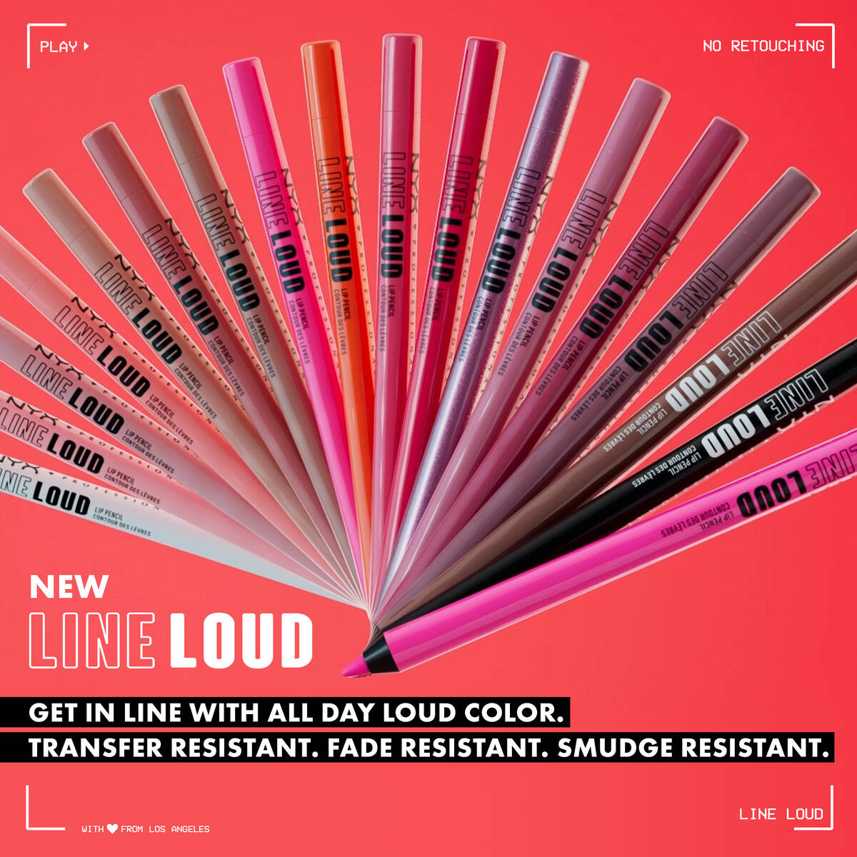 NYX Line Loud Lip Pencil | Ambition Statement