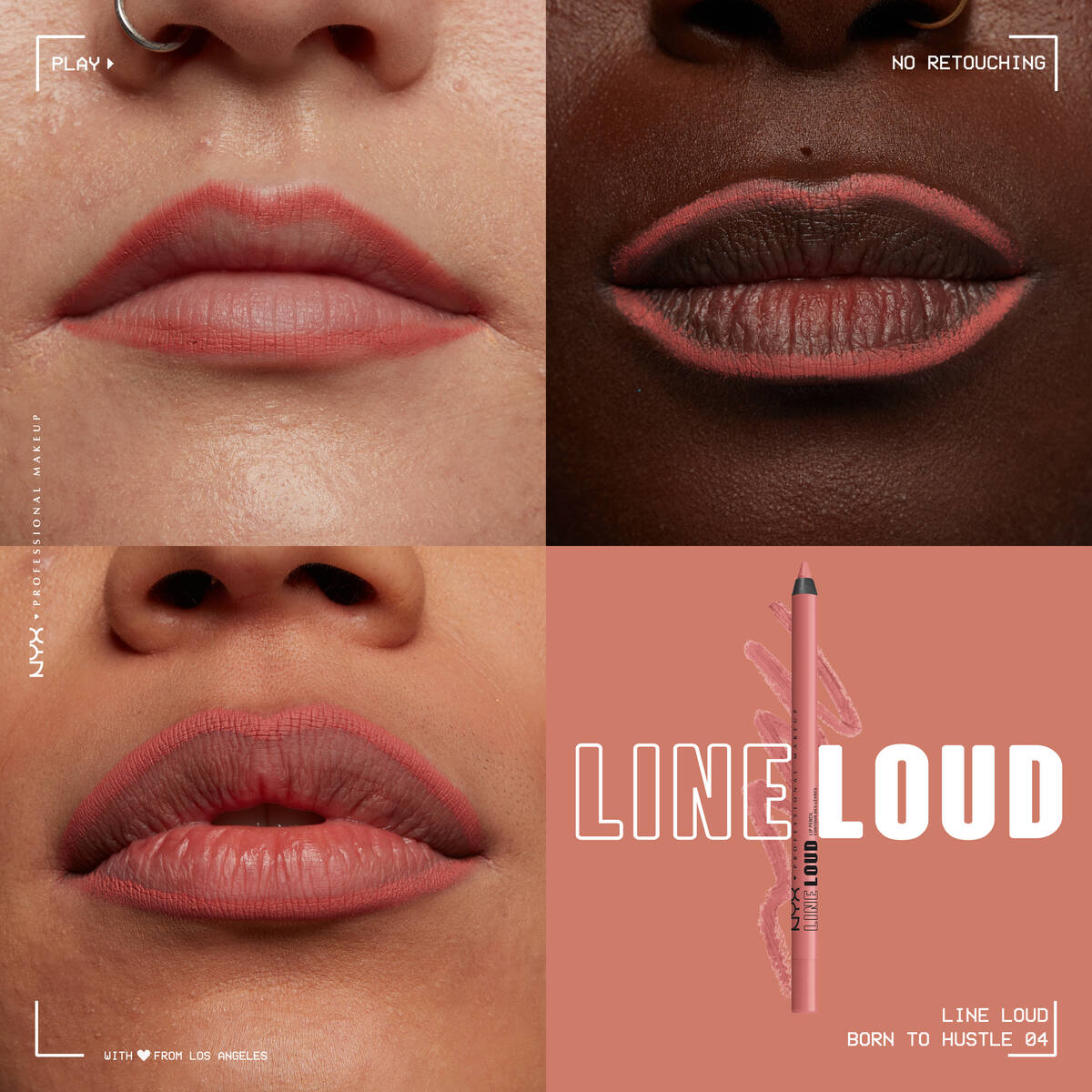 NYX Line Loud Lip Pencil | Born To Hustle