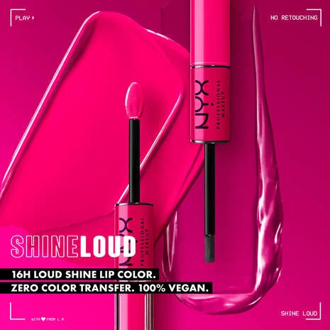 NYX Shine Loud High Shine Lip Color | Daring Damsel