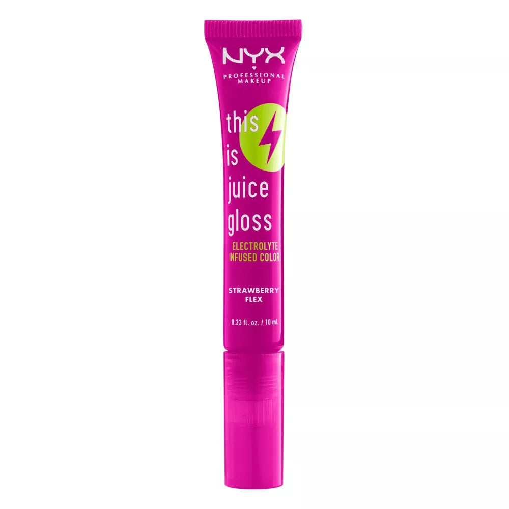 NYX This Is Juice Gloss Electrolyte Infused Color | Strawberry Flex