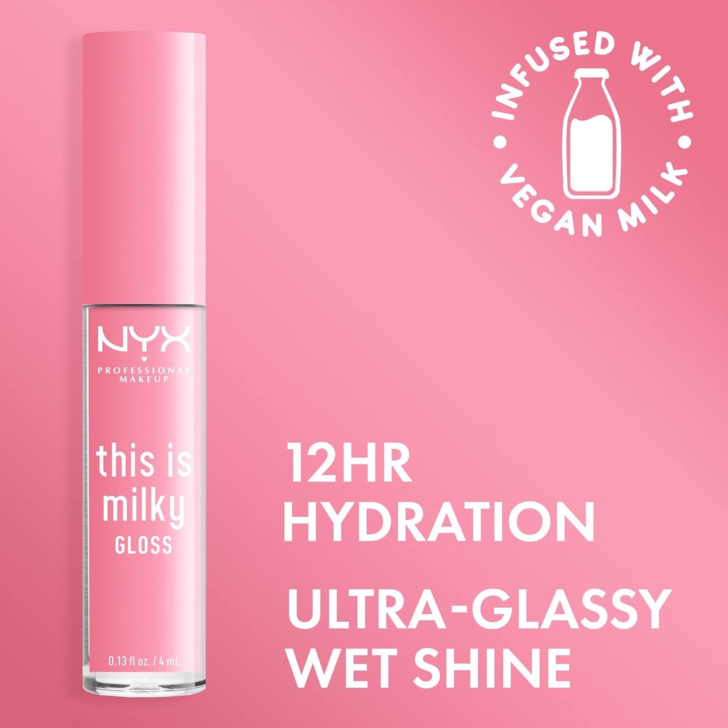 NYX This Is Milky Gloss Lip Gloss | Milk It Pink