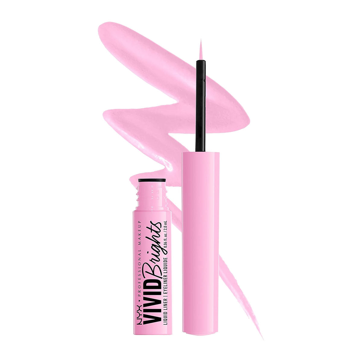 NYX Vivid Brights Matte Liquid Eyeliner | Sneaky Pink