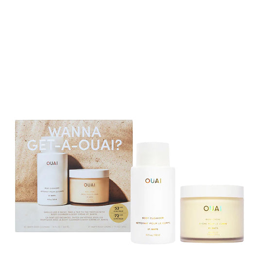 OUAI Wanna Get-A-OUAI St. Barts Body Cream and Body Wash Set