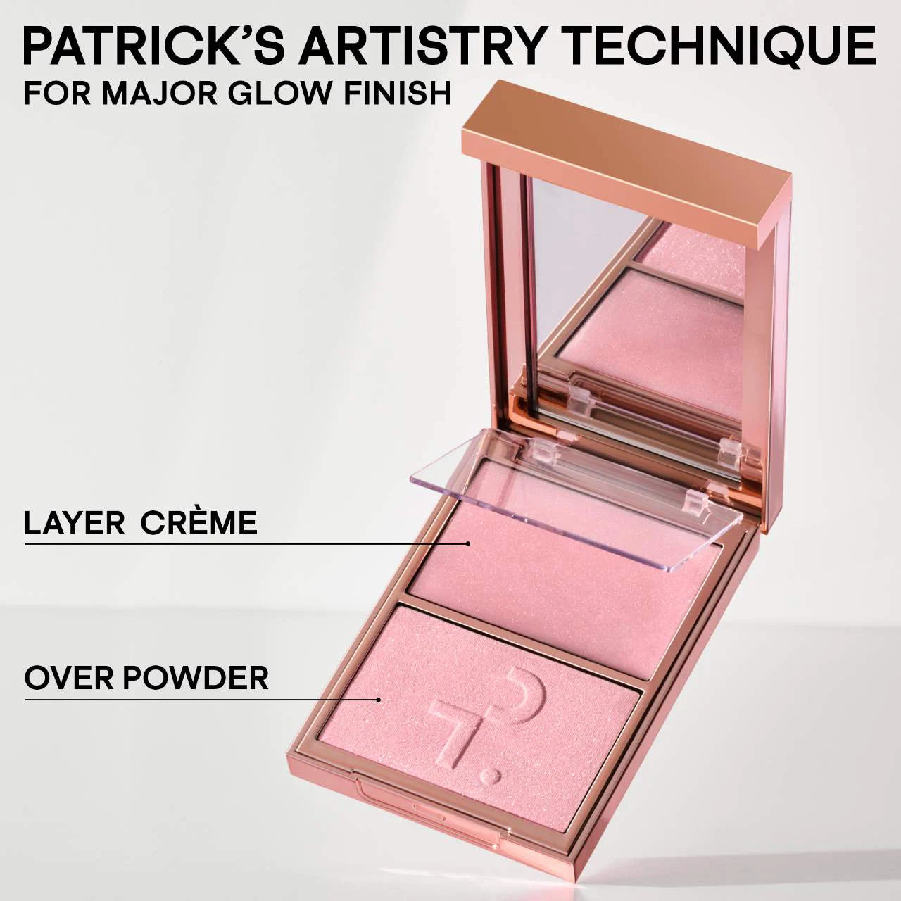 Patrick TA Major Glow Crème & Powder Light Reflecting Translucent Highlighter Duo | My Love