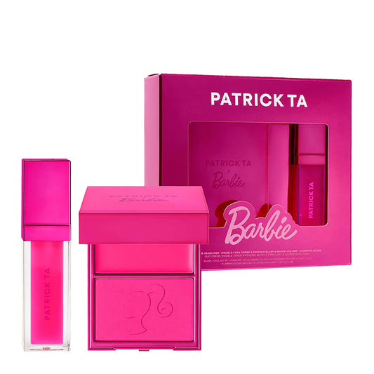 Patrick Ta x Barbie Blush Duo and Lip Plumper Set