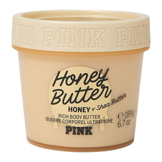 Victoria's Secret Pink Honey Butter Honey + Shea Butter Rich Body Butter 6.7 oz
