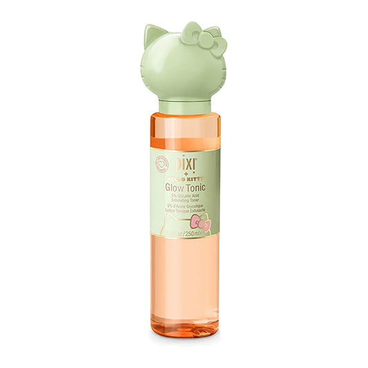 Pixi + Hello Kitty Glow Tonic 5% Glycolic Acid Exfoliating Toner 8.5 oz / 250 ml