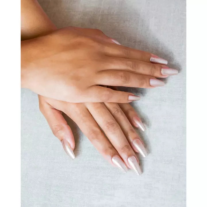 Red Carpet Manicure LED Soft Gel Tips | Medium Coffin 110 Tips