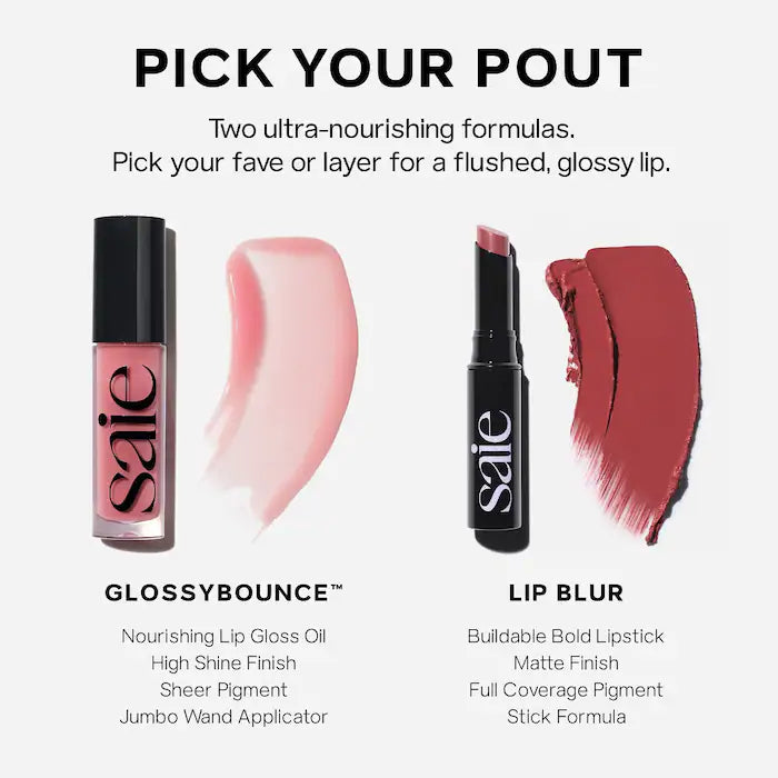 Saie Glossybounce Hydrating Lip Oil | Play