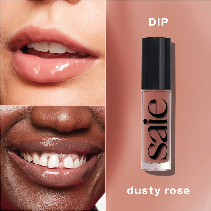 Saie Glossybounce Hydrating Lip Oil | Dip