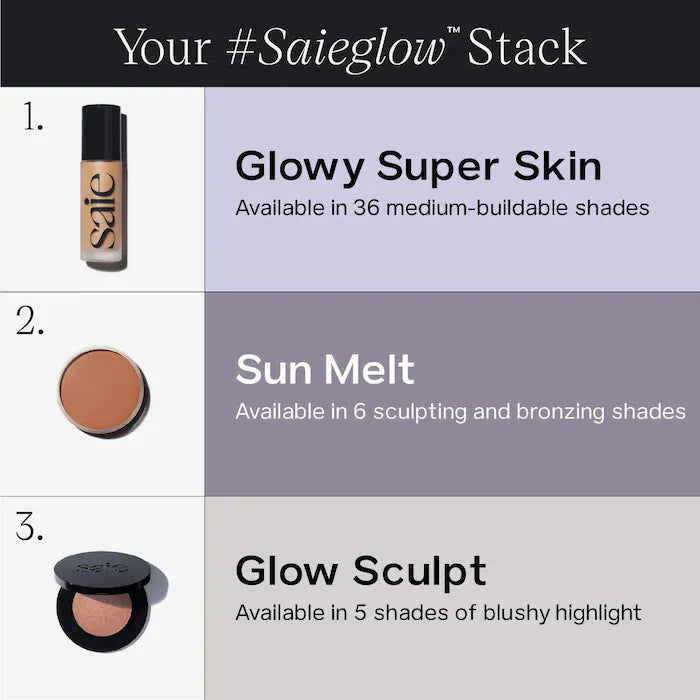 Saie Glow Sculpt Multi-use Cream Highlighting Blush | Quartzglow