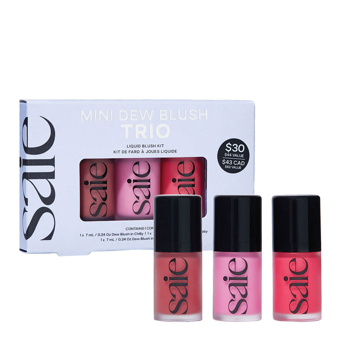 Saie Mini Dew Blush Trio