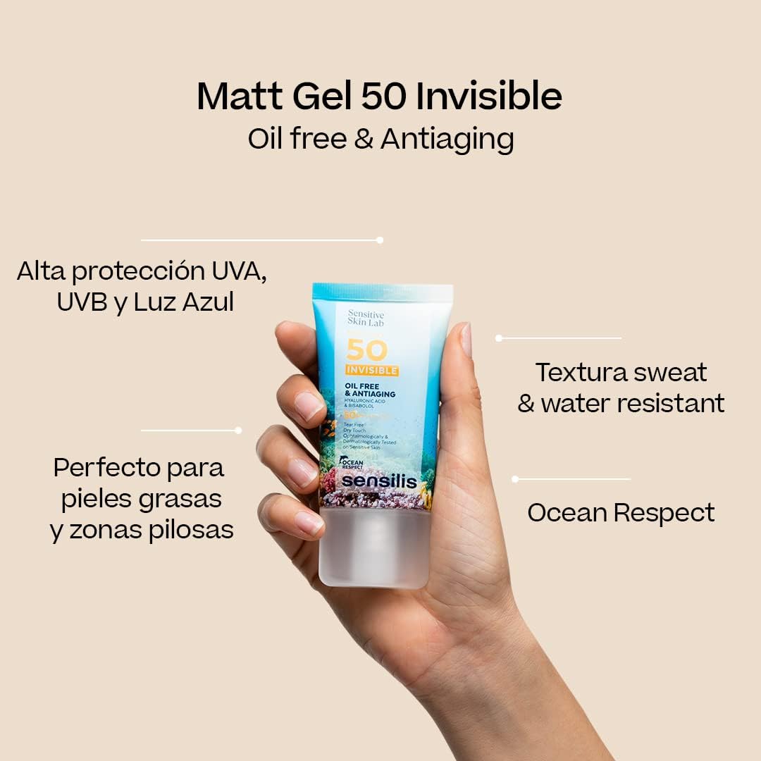 Sensilis Matt Gel 50 Invisible Oil Free & Antiaging 40 ml / 1.35 oz