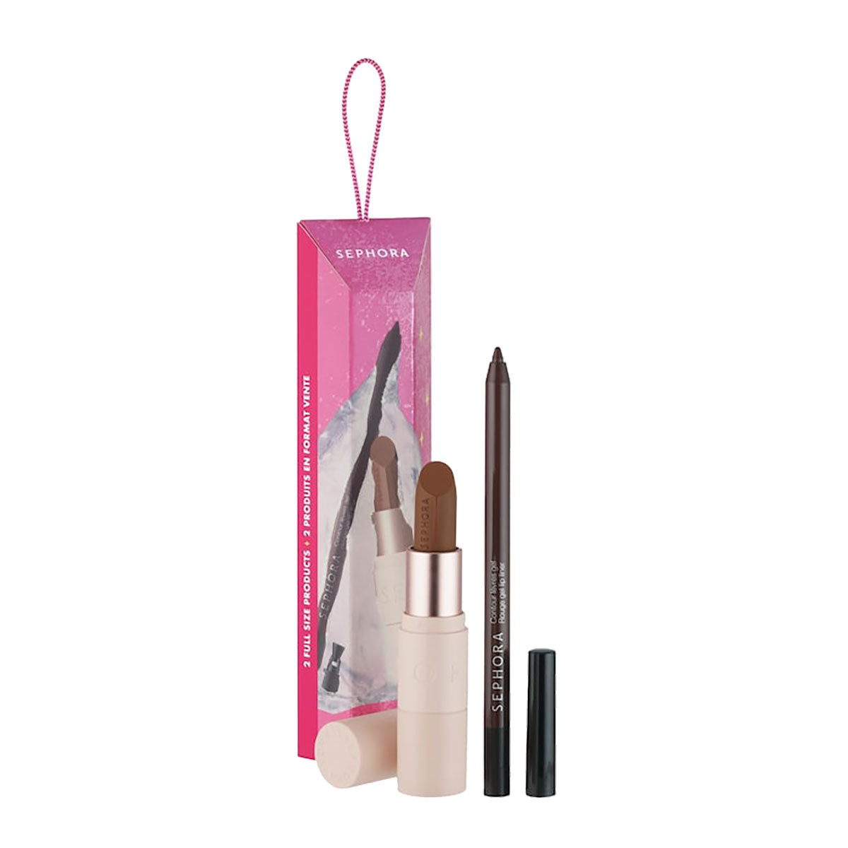 Sephora Collection Best Lip Combo Set: Lipstick and Lip Liner | Nude Brown