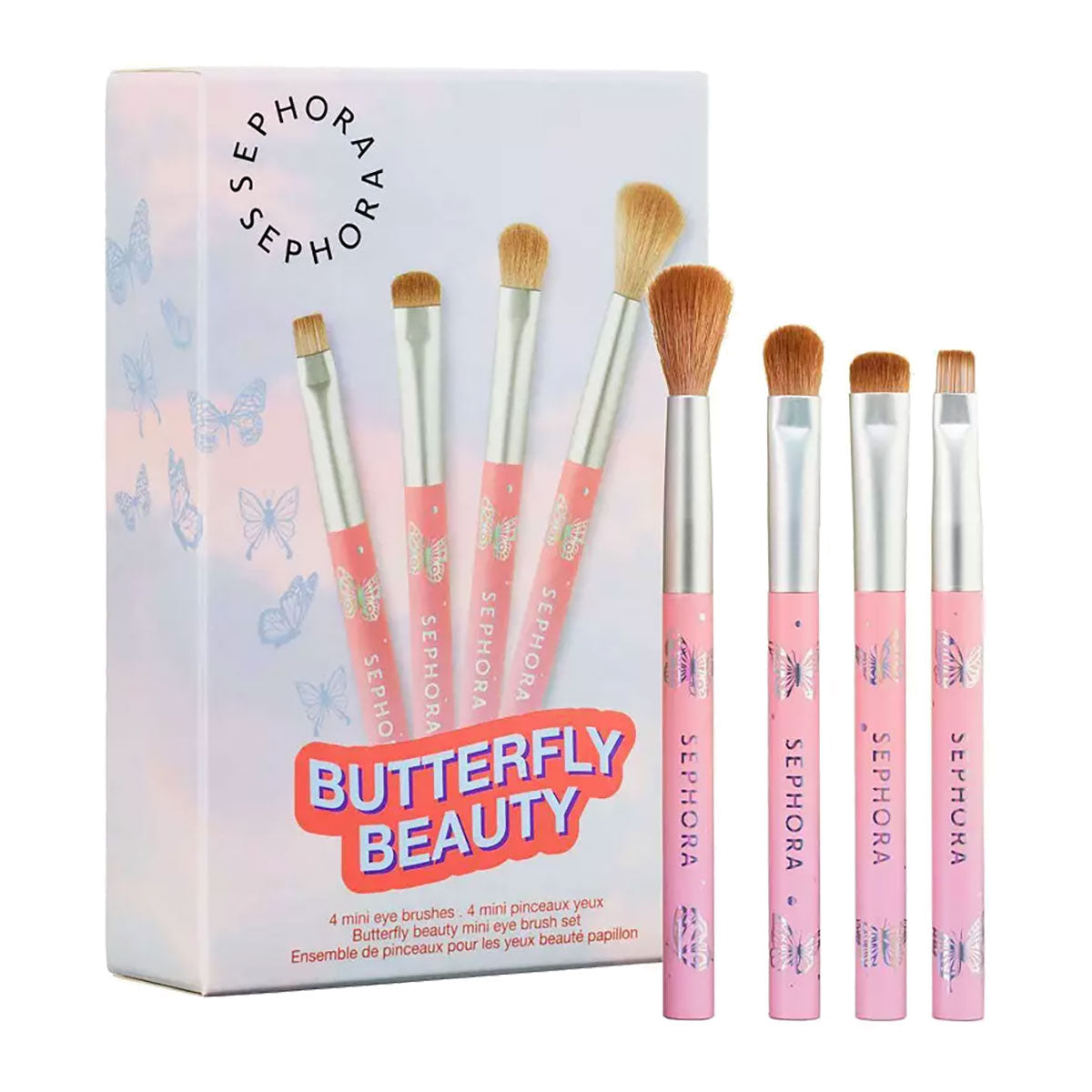 Sephora Collection Butterfly Beauty 4 Mini Eye Brushes