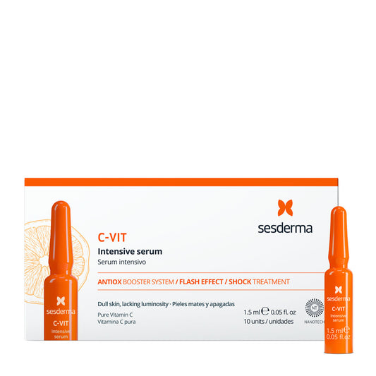Sesderma C-VIT Intensive Serum Flash Effect / Shock Treatment | 10 Unidades x 1.5 ml