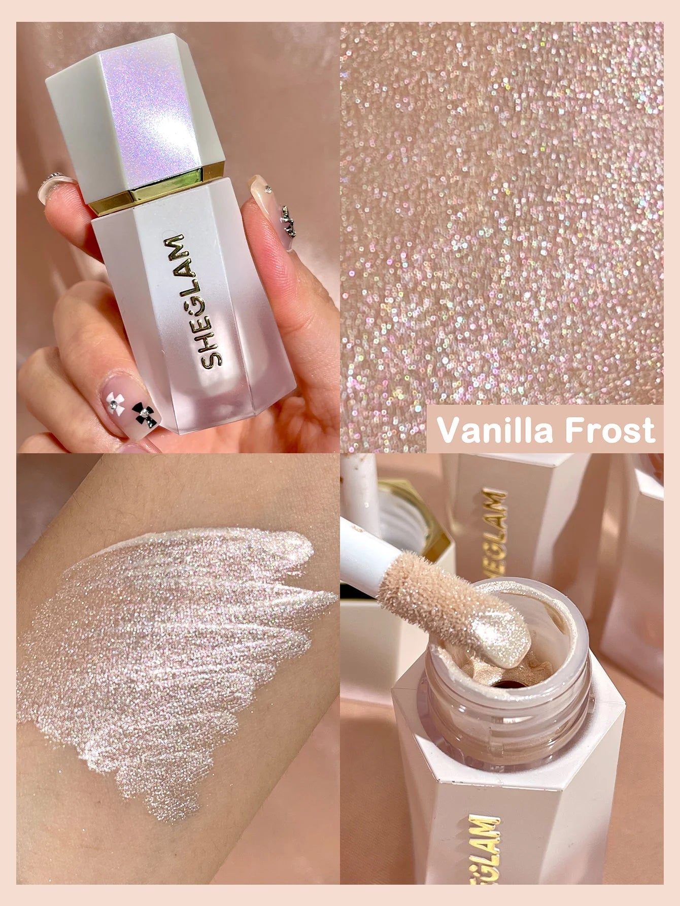 SheGlam Glow Bloom Liquid Highlighter | Vanilla Frost