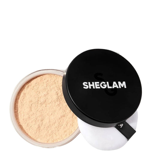 SheGlam Baked Glow Setting Powder | Cappuccino
