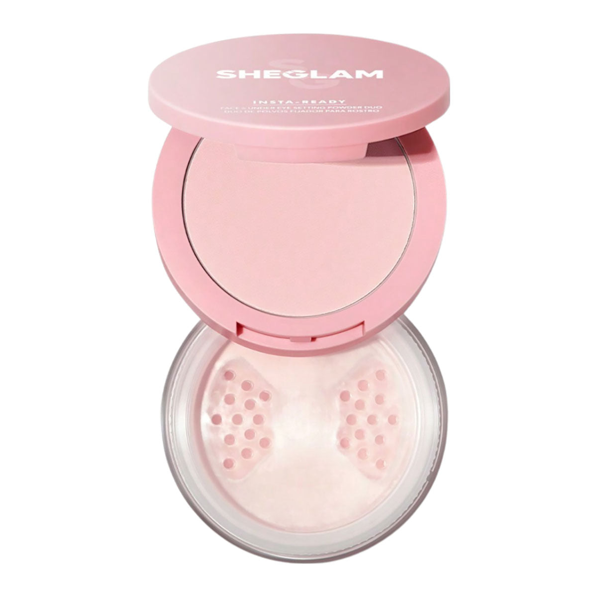 SheGlam Insta-Ready Face & Under Eye Setting Powder Duo | Bubblegum