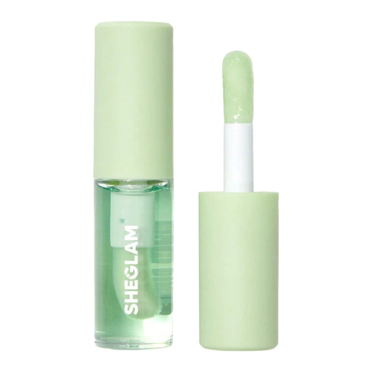 SheGlam Jelly Wow Hydrating Lip Oil | Green Apple Envy