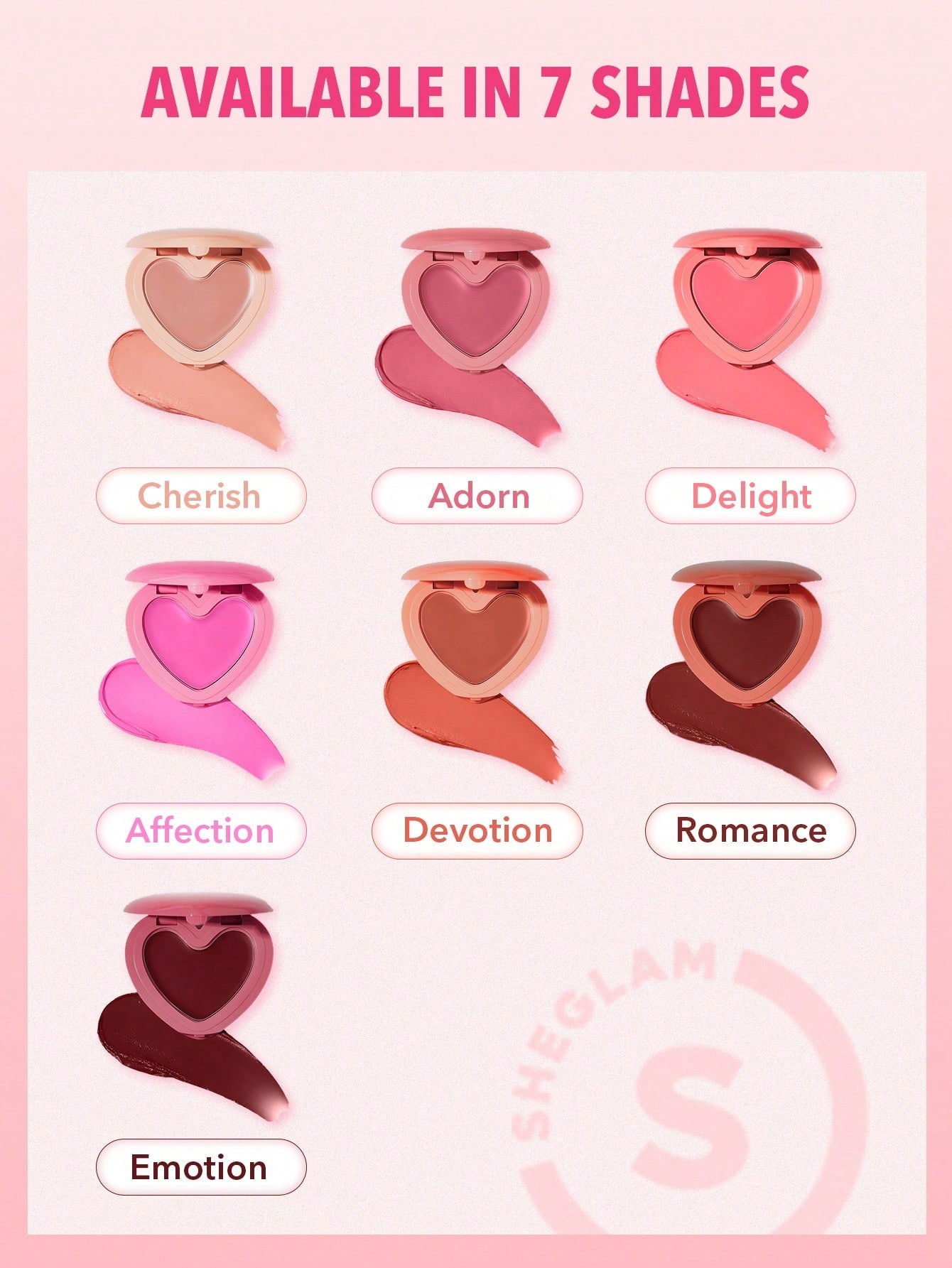 SheGlam Playing Cupid Cream Blush | Cherish