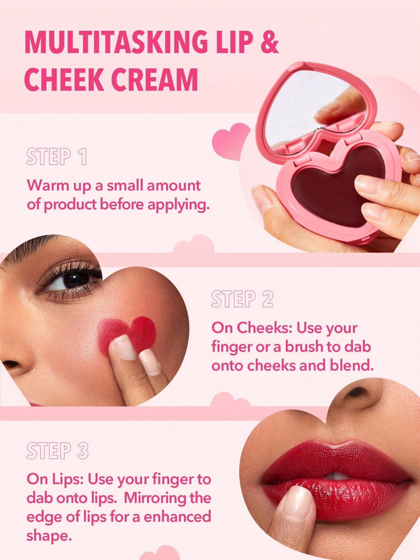 SheGlam Playing Cupid Cream Blush | Cherish