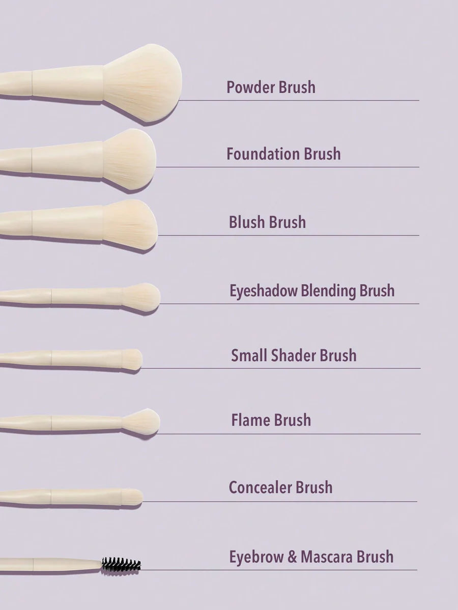 SheGlam Pro Core Brush Kit 8 Pieces