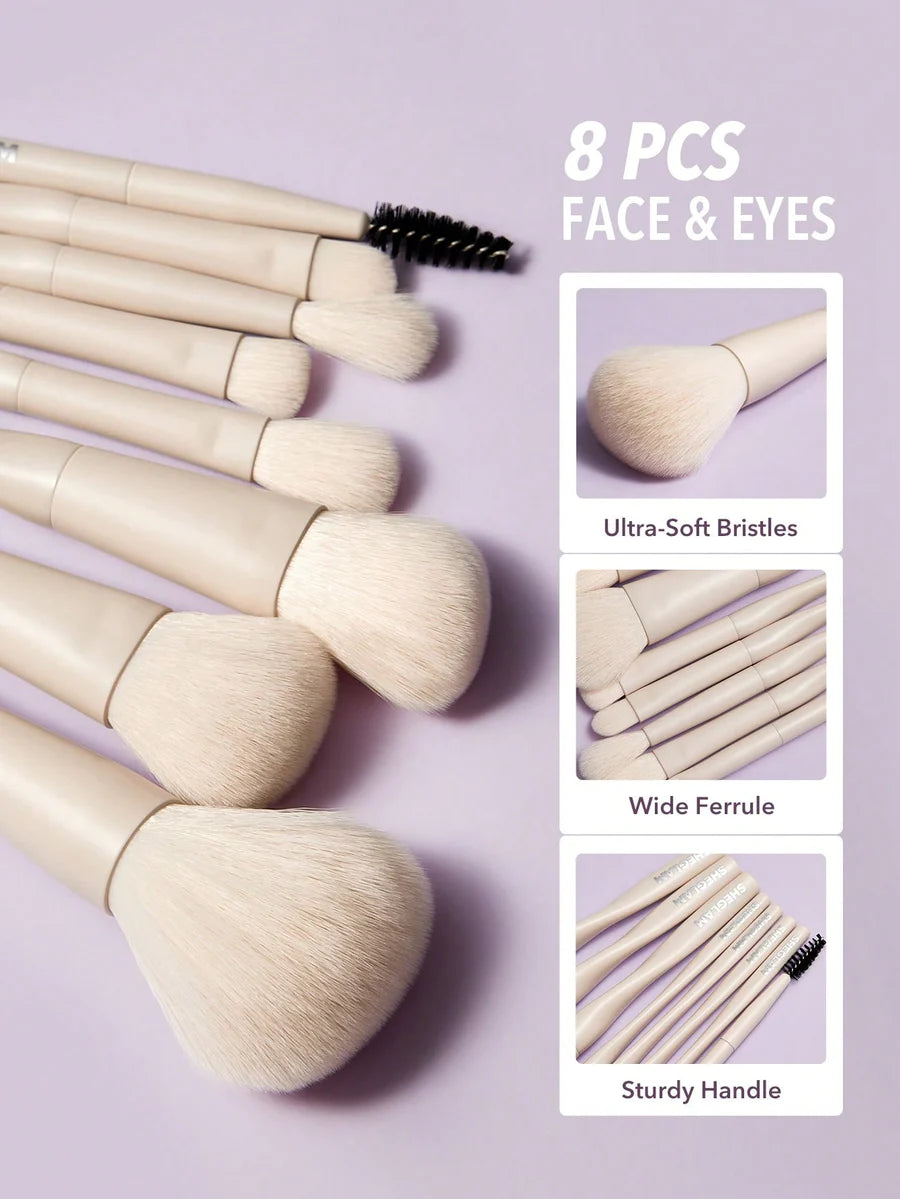 SheGlam Pro Core Brush Kit 8 Pieces