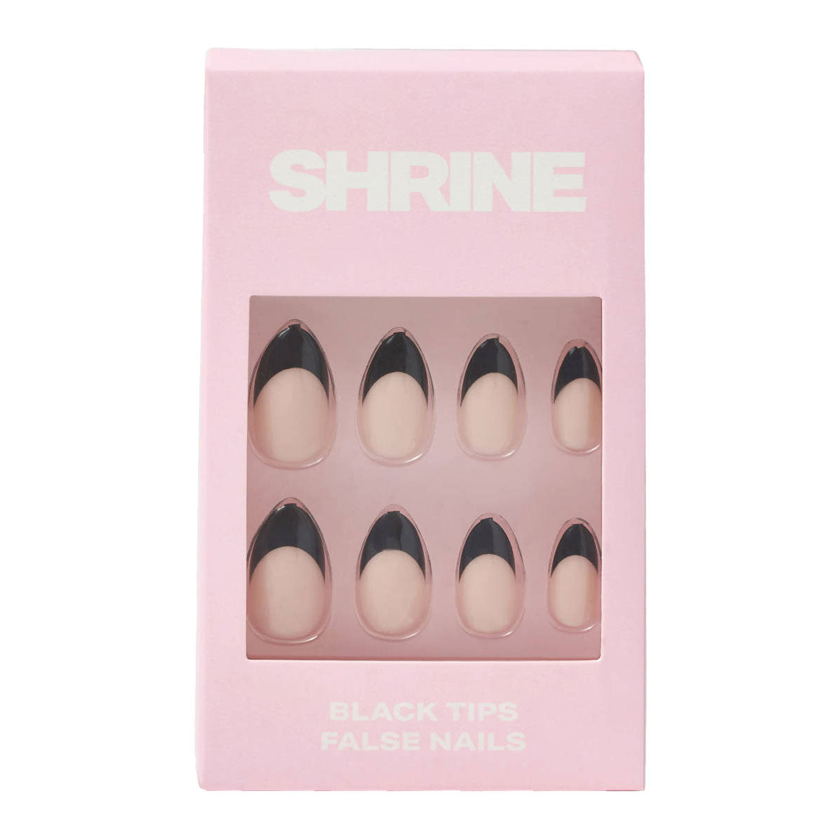 Shrine False Nails | Black Tips