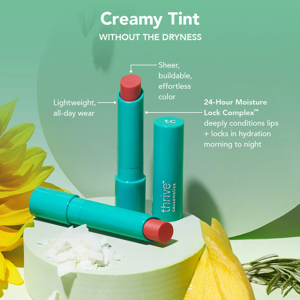 Thrive Causemetics Sheer Strength Hydrating Lip Tint | Melissa Warm Sienna