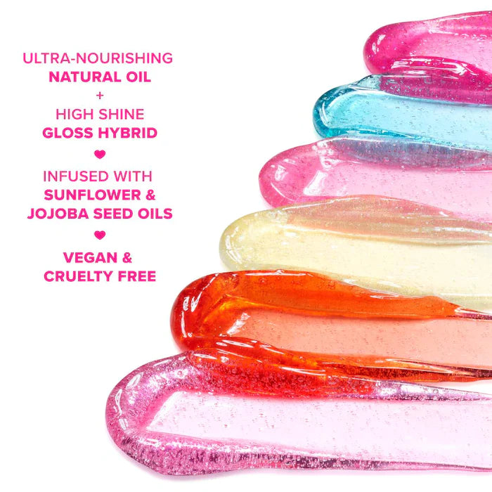 Too Faced Kissing Jelly Gloss Juicy Lip Oil Gloss Hybrid | Bubblegum