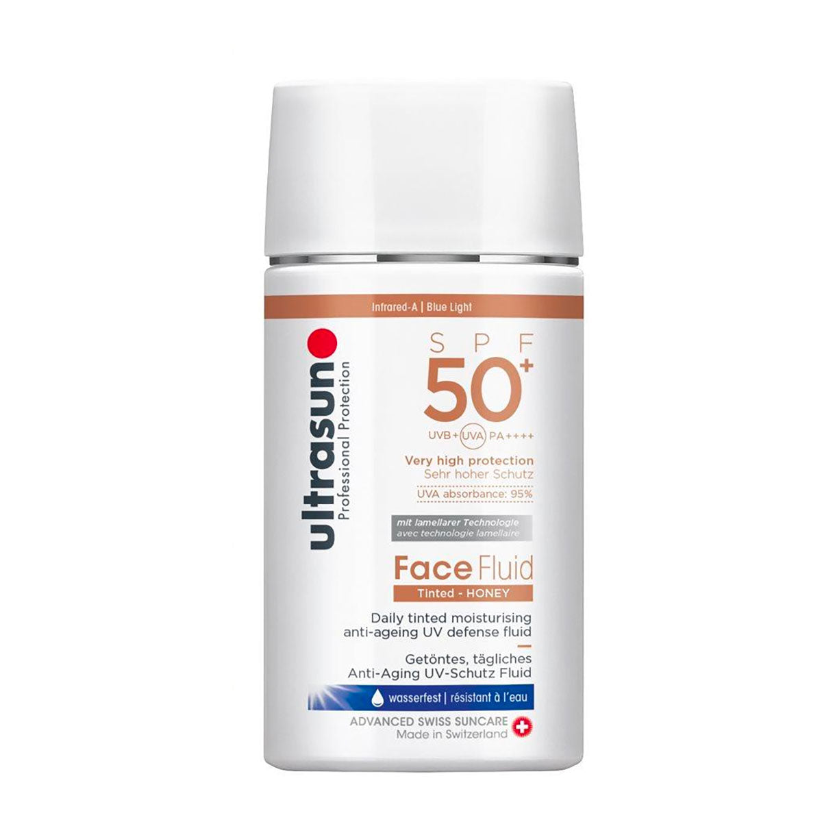 Ultrasun Face Fluid Tinted SPF 50+ PA++++ 40 ml | Honey