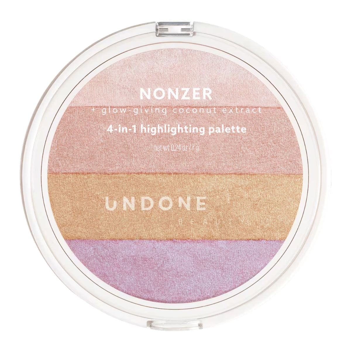 Undone Beauty Nonzer 4-in-1 Highlighting Palette