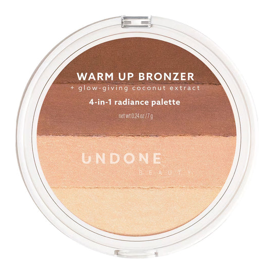 Undone Beauty Warm Up Bronzer 4-in-1 Radiance Palette