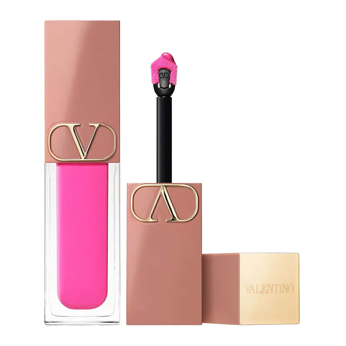 Valentino Liquirosso 2 in 1 Soft Matte Liquid Lipstick & Blush | 302R Pink Is Punk