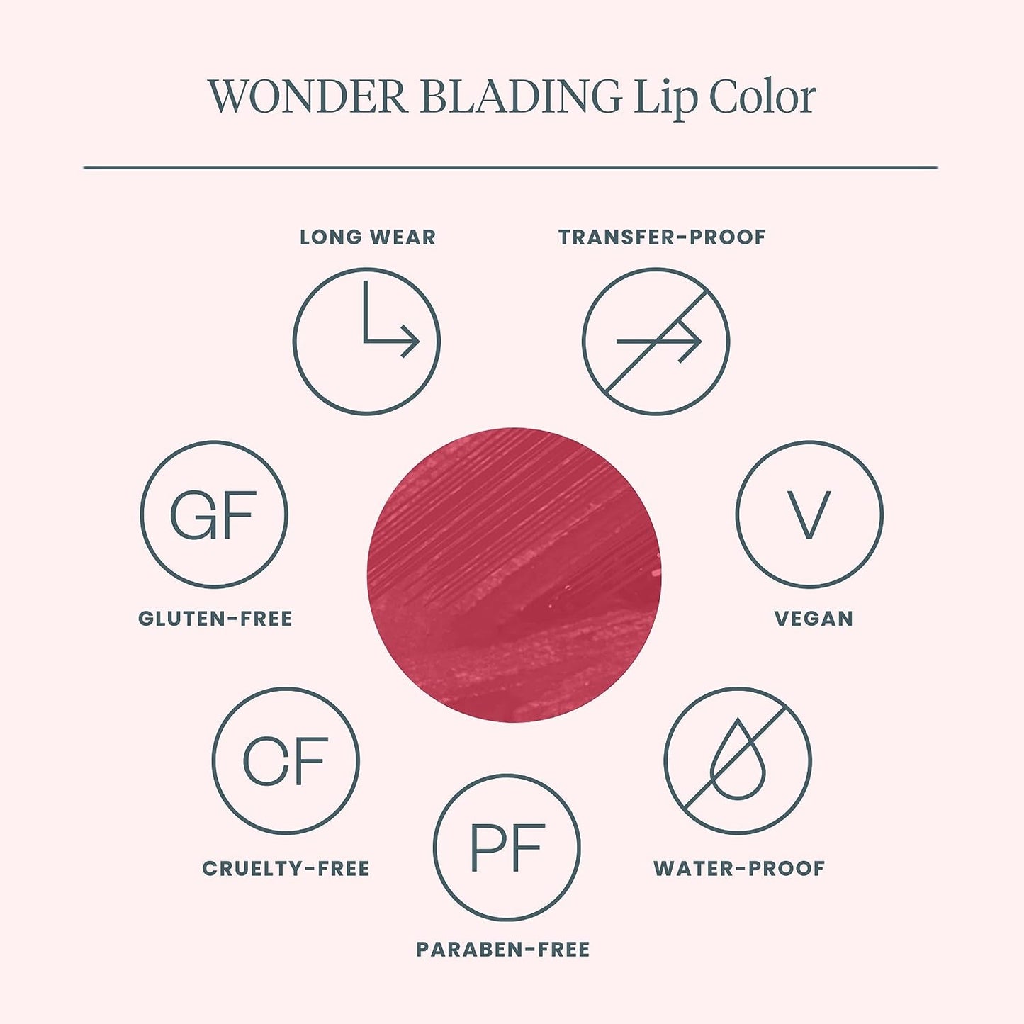 Wonderskin Wonder Blading Lip Stain Masque | First Kiss