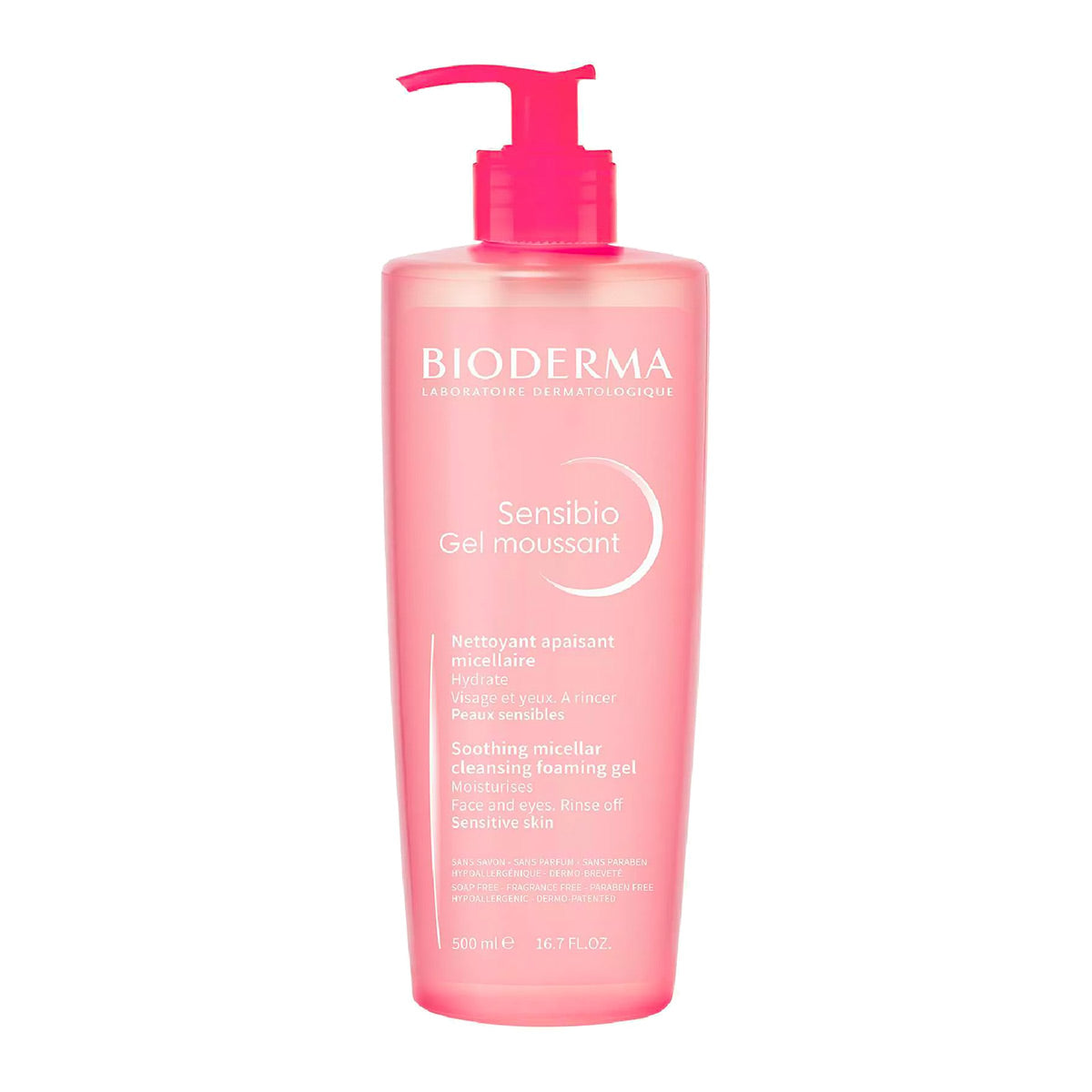 Bioderma Sensibio Gel Moussant Cleanser 500 ml / 16.9 oz